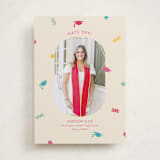 "Confetti Drop" - Graduation Announcements in Multi by Megan Cash - Front