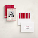 "Team Grad" - Graduation Announcements in Cherry by Louise Kay - Assembled