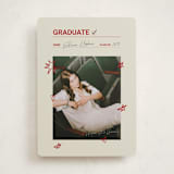 "Checklist Complete" - Graduation Announcements in Parchment by Zove Ahhh - Front