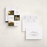 "Checked" - Graduation Announcements in Cotton by Kate Ahn - Assembled