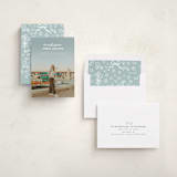 "Handwritten Stack" - Graduation Announcements in Snow by Stephanie Heinrich Godbout - Assembled