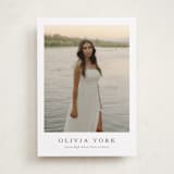 "archive" - Graduation Announcements in Snow by Sarah Curry - Front