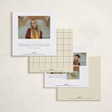 "leila" - Graduation Announcements in Cream by Ellen Schlegelmilch - Back of Card Options