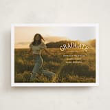 "Study Guide" - Graduation Announcements in Cloud by Carolyn MacLaren - Front