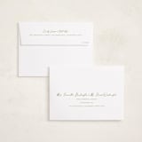 "Graduate Script" - Graduation Announcements in Snow by Sarah Curry - FREE Recipient Addressing