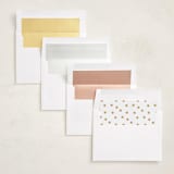 "Graduate Script" - Graduation Announcements in Snow by Sarah Curry - Envelope Liner Options