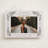 "Celebratory Frame" - Graduation Announcements in Linen by Ana de Sousa - Front