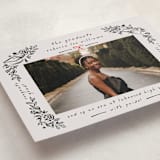 "Celebratory Frame" - Graduation Announcements in Linen by Ana de Sousa - Detail