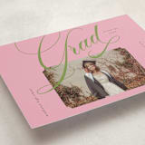 "bold.." - Graduation Announcements in Strawberry Matcha by Vera Lim - Detail