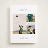 "Graduate Gallery" - Graduation Announcements in Snow by Emily Sabol Goss - Front