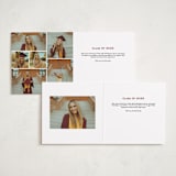 "Boxy" - Graduation Announcements in Crimson by Pati Cascino - Interior Options