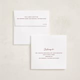 "Boxy" - Graduation Announcements in Crimson by Pati Cascino - FREE Recipient Addressing