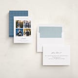 "Quattro" - Graduation Announcements in Indigo by Pippa Shaw - Assembled