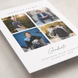 "Quattro" - Graduation Announcements in Indigo by Pippa Shaw - Detail