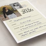 "Grad File" - Graduation Announcements in Ink by Helena Vitto - Detail