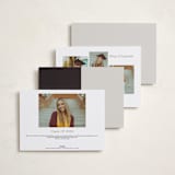 "half and half" - Graduation Announcements in Paper by Ani Somi - Back of Card Options