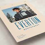 "Billboard" - Graduation Announcements in Bluebird by Owl and Toad - Detail