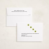 "Grad Grid" - Graduation Announcements in Citron by Inkblot Design - FREE Recipient Addressing