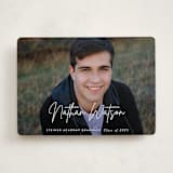 "Signed" - Graduation Announcements in Pearl by Sara Hicks Malone - Front