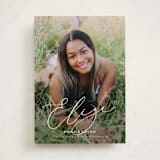 "Grand Name" - Graduation Announcements in Snow by Nicoletta Savod - Front