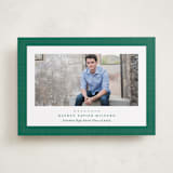 "Linen frame" - Graduation Announcements in Shamrock by Lea Delaveris - Front