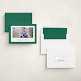 "Linen frame" - Graduation Announcements in Shamrock by Lea Delaveris - Assembled