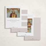"Mastered It" - Graduation Announcements in Snow by Stacie Stankos - Back of Card Options