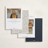 "Double the cheers" - Graduation Announcements in Nightsky by Pati Cascino - Back of Card Options