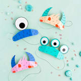 "Little Monsters Party Headband Set" - Party Hats in multicolor by Jollity and Co