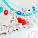 "Little Monsters Thingamajigs - Set of 16" - Party Hanging Decor in multicolor by Jollity and Co