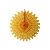 "Gold Fan - 21"" - Party Hanging Decor in gold by Jollity and Co