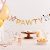"Bow Wow Thingamajigs - Set of 16" - Party Hanging Decor in multicolor by Jollity and Co