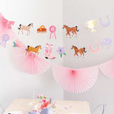 "Pony Tales Thingamajigs - Set of 16" - Party Hanging Decor in multicolor by Jollity and Co