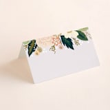 "Classic Floral" - Place Cards in Spring Blush by Alethea and Ruth - Blank front