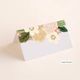 "Classic Floral" - Place Cards in Spring Blush by Alethea and Ruth - Folded Back of Card