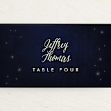 "Outside" - Place Cards in Navy by Rebecca Bowen - Detail