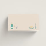 "Dining" - Place Cards in Pastel by Elly - Blank front