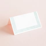 "Caliza" - Place Cards in Seafoam by Lauren Chism - Blank front