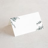 "Fresh Sage" - Place Cards in Olive by Christie Kelly - Blank front