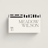 "Casual" - Place Cards in Pearl by Owl and Toad - Front with Free Guest Printing