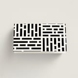 "Casual" - Place Cards in Pearl by Owl and Toad - Folded Back of Card