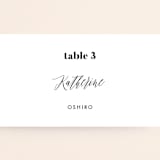 "Nolita" - Place Cards in Silk by Annie Clark - Detail