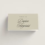 "holiday ribbon" - Place Cards in Ruby by Jackie Crawford - Folded with Free Guest Printing