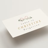 "Ribbonly Frame" - Place Cards in Blush by Itsy Belle Studio - Detail