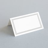 "Eloquence" - Place Cards in Vanilla by Kimberly FitzSimons - Blank front