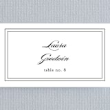 "Eloquence" - Place Cards in Vanilla by Kimberly FitzSimons - Detail