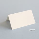 "Enchanted" - Place Cards in Bark by Griffinbell Paper Co. - Folded Back of Card