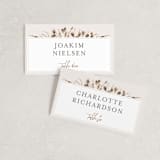 "Gone To Seed" - Place Cards in Taupe by Honeybunch Studio - Front with Free Guest Printing