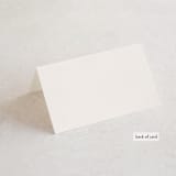"Gone To Seed" - Place Cards in Taupe by Honeybunch Studio - Folded Back of Card