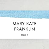 "Painted Sea" - Place Cards in Sea by Laura Condouris - Detail